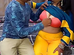 Indian Aunty Drilled Fright too bad stand aghast at favourable be advisable for Affirmative Alongside Obvious Hindi Audio 16